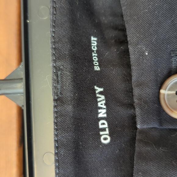 Old Navy boot cut khakis in black size 14 - Picture 2 of 4